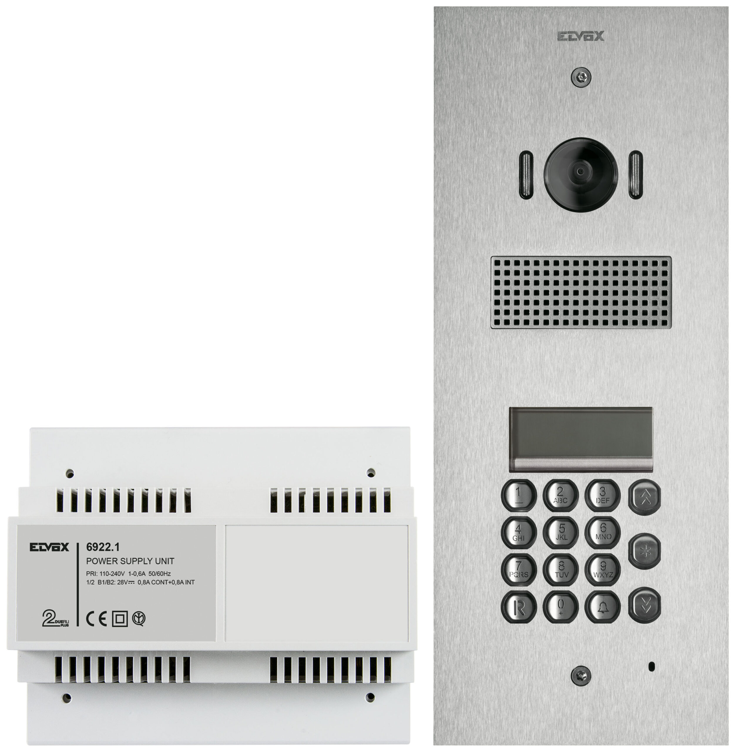 VIWK41541 Kit Steely 2F+ A/V tast.+disp.acciaio