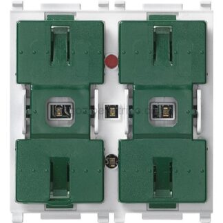 VIWR14526 Due pulsanti basculanti + rel