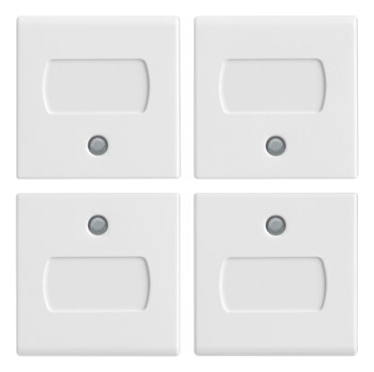 VIWR14841.5 Quattro mezzi tasti 1M etichetta bianco