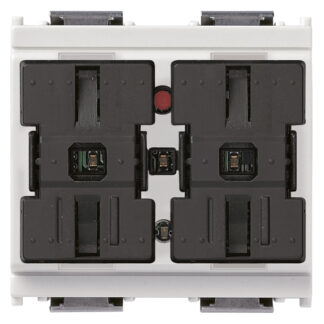 VIWR16960.B Due pulsanti semplici bianco