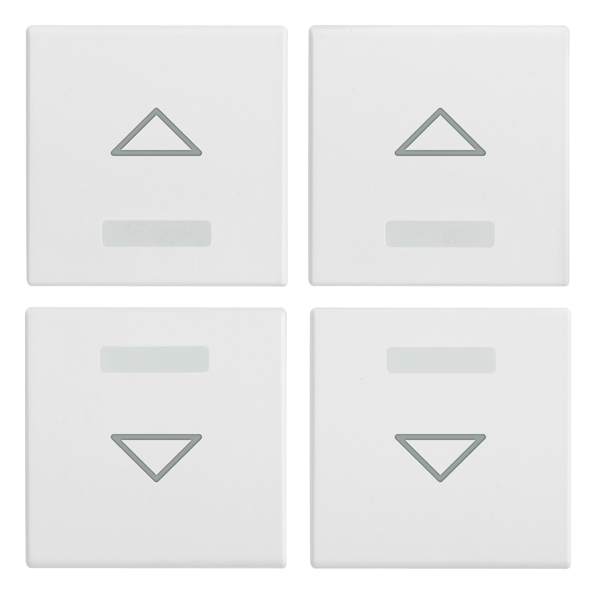 VIWR20841.3.B Quattro mezzi tasti 1M freccia bianco