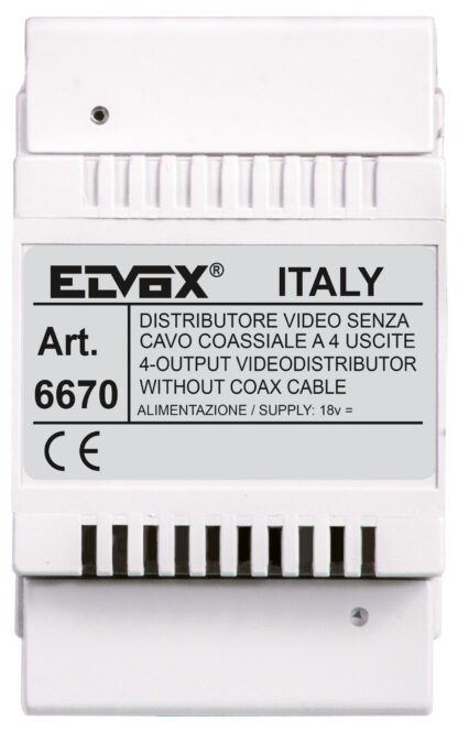 VIWR979 Distr.6670 a 4 usc. montanti senza coax