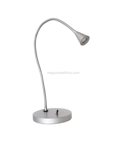 RLC27206 Lampada da Tavolo led Ideale per Scrivanie e Piani di Lavoro, Argento Alluminio Integrata A+