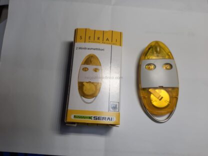 SER25.28 Radiocomando 2 tasti Serai OG/28 433,92MHz colore giallo