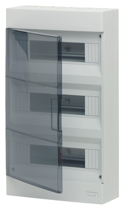 VIWV50436 Centralino parete 36M IP40 +PT grigio