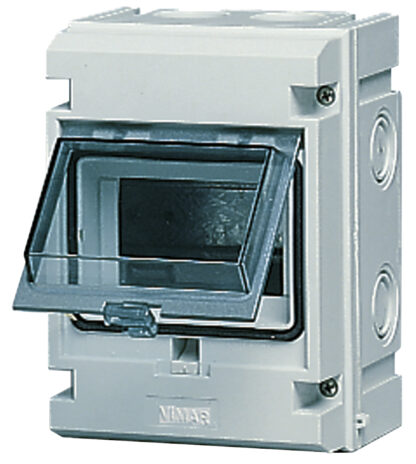 VIWV51005 Centralino parete 5M IP55 +PT grigio
