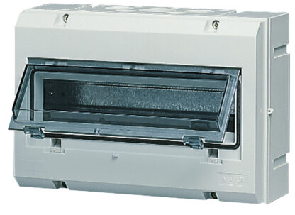 VIWV51012 Centralino parete 12M IP55 +PT grigio