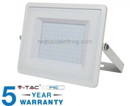 VTA473 Faro LED PRO SMD Chip Samsung 100W Colore grigio 4000K IP65 luce bianca naturale